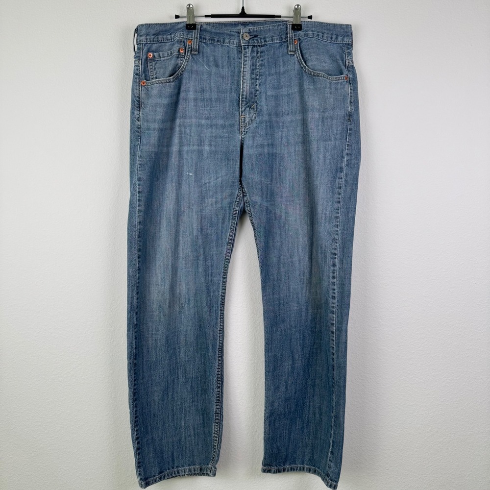 Levi's 569 Loose Straight Jeans Mens 36x32 Blue Good Casual Classic Denim